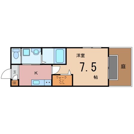 ワコーレヴィータ関目WESTの物件間取画像